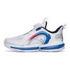 Kids Rotating Buckle Shock Absorbing Wear Resistant Breathable Low Top Running Shoes Kids Running Shoes White Blue 312225550-2