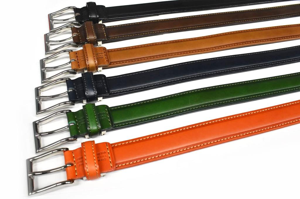 [Prairie Ginza] Buttero Cowhide Leather Belt NB16310