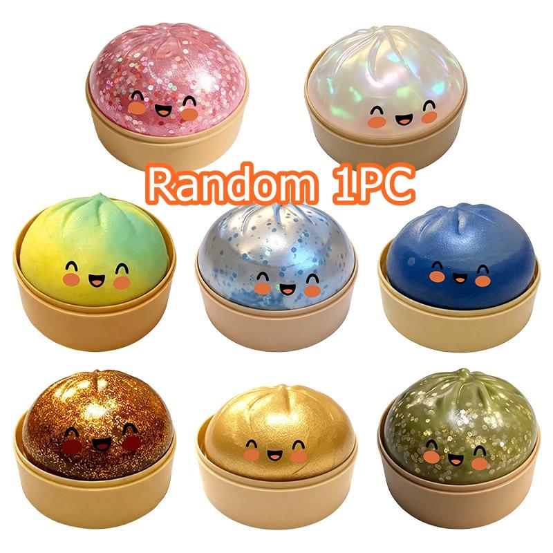 Simulated Squeeze Butter Stress-relieving-toys Squishy Fake Baozi Fun Pinch Uncompressed Fidget Toys  Playsetss Popular Children Favor Gift Present