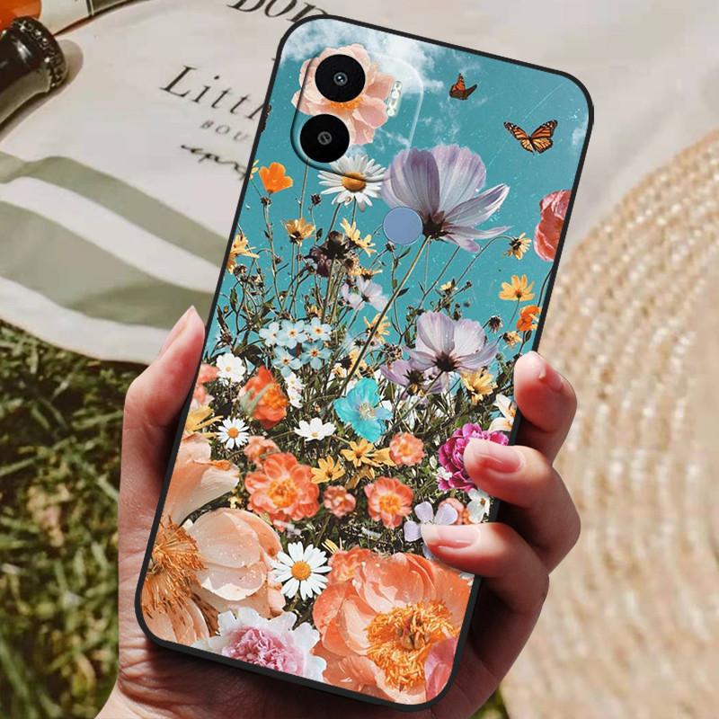 Per Xiaomi Poco C50 C51 Custodia Cover Posteriore in Silicone Custodia per Telefono per Xiaomi Poco C51 C 50 PocoC50 PocoC51 C40 Custodie Paraurti Morbido coque