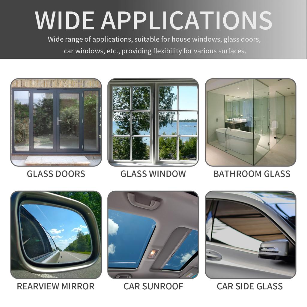 One Way Mirror Spray 30ml Single Sided Reflective Surface Cleaner for Glass Windows and Mirrors for Home Office Use