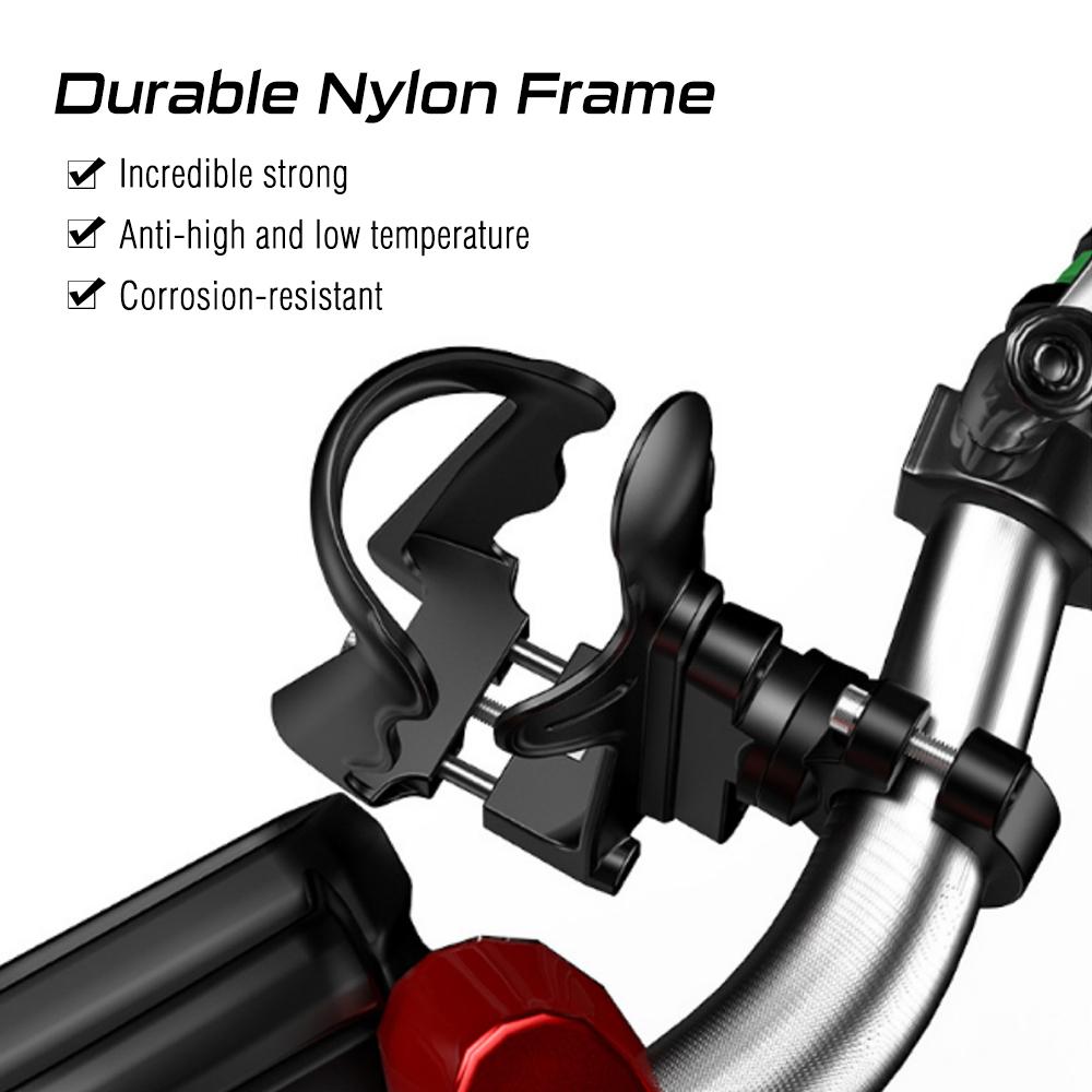Suporte Garrafa Água Bicicleta - Gaiola Nylon Giratória 360°