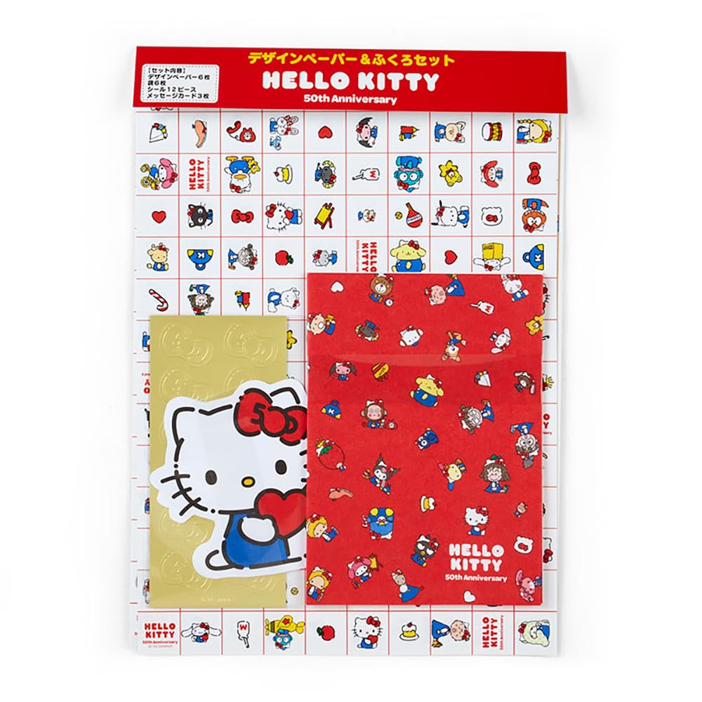 

Sanrio Персонажи Sanrio Дизайн Бумага и Пакет Набор ПРИВЕТ Всем 30 x 21,5 x 0,5 см Персонаж SANRIO 129992