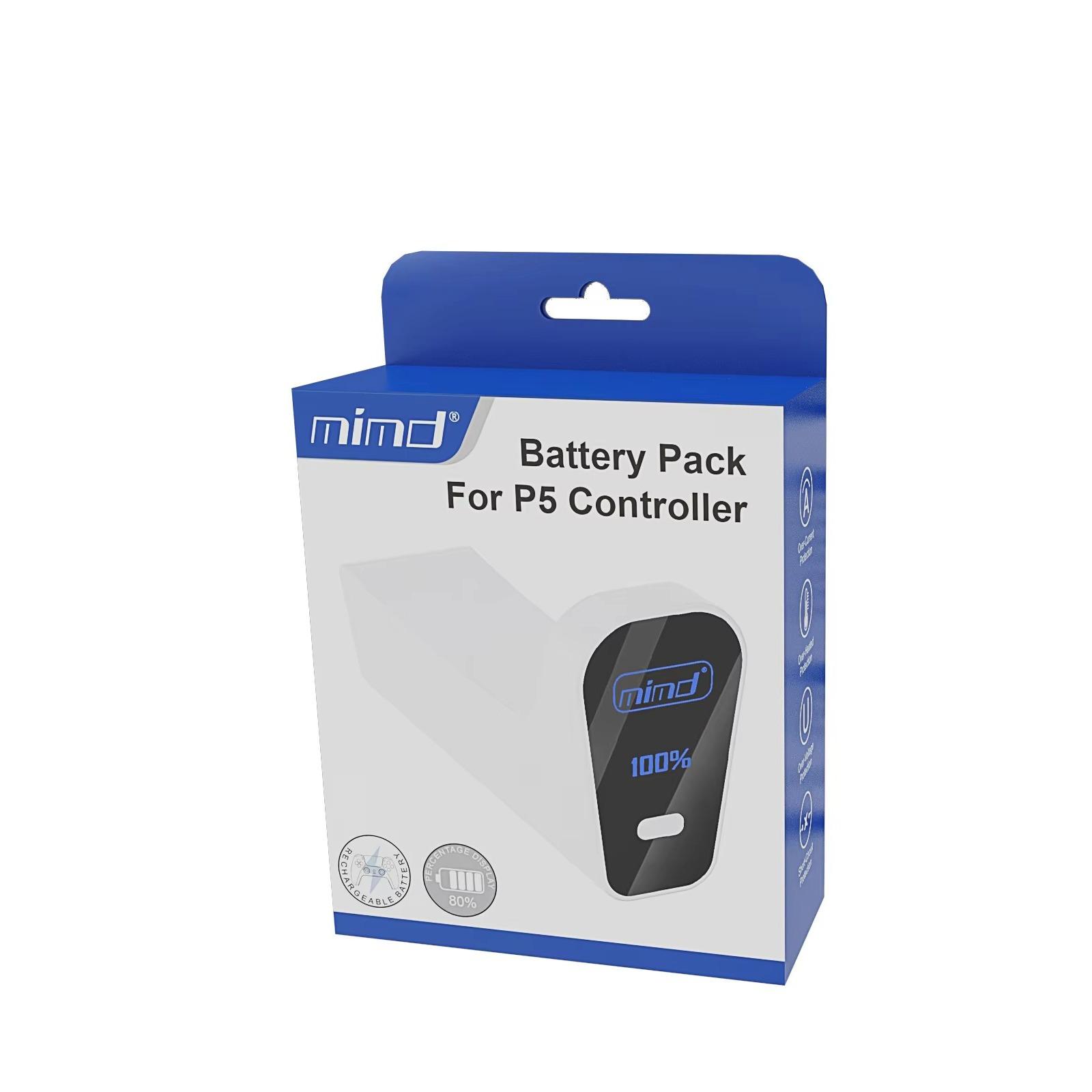 

Аккумуляторная батарея для контроллера PS5, 2000 мАч, 1600 мАч, 1500 мАч, 1700 мАч, перезаряжаемая, со светодиодным индикатором, для контроллера Sony PS5 с зарядным кабелем Type-C Package size:9.5*8*0.2cm белый