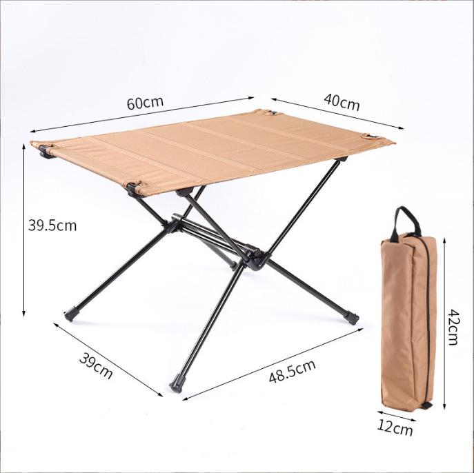 Ultra-Light Aluminum Folding Table & Stool for Outdoor Camping & Picnics