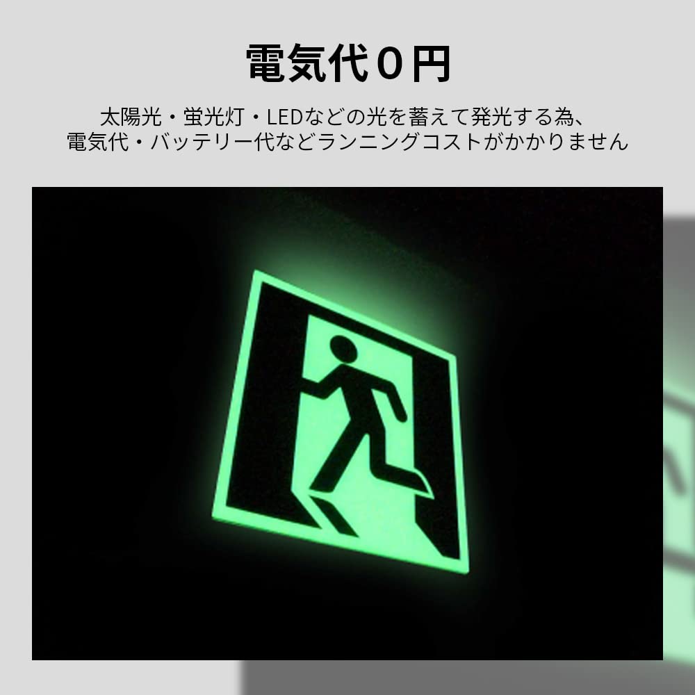 Guidance fire certified 120 x 120 Class A certified for evacuation evacuation emergency disaster prevention ASN series ASN805 [LTI] sign, product, mm,