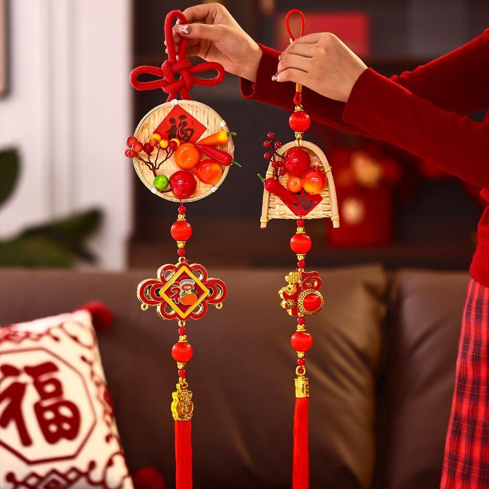 Traditioneller Frühlingsfest Anhänger Quaste Pferdejahr Dekoration Neujahrsgeschenk