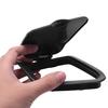insiptions 2X Bi ABS Side Pocket Cover Charger Waterproof Cap Side Cover for Nmax V2 2020-2021 Black