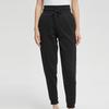 Calvin Klein Drawstring Waist Reflective Letter Print Fleece Joggers Women bottoms Black 4WF2P612-001