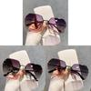 Fashion Round Female Sunglasses With Uv400 Protection For Summer Travel