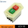Three-Phase Start Button Switch for Bench Drill, 220v/380v, LC3-10A Meat Grinder/Drill Press Switch.
