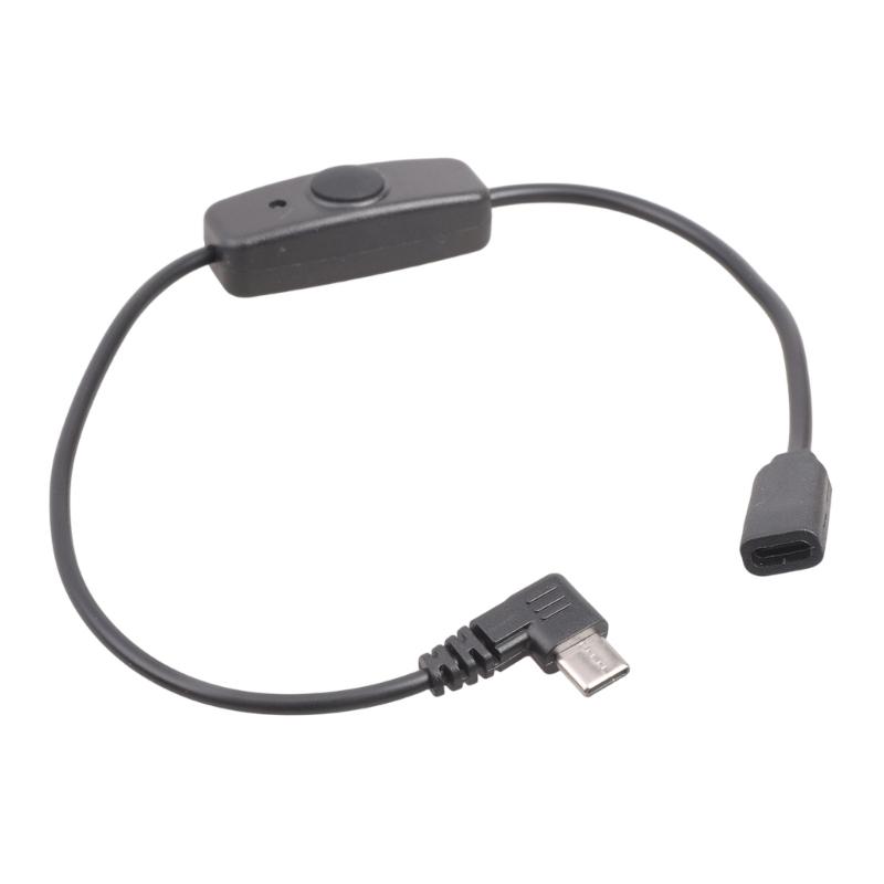 

34cm Type C Charging Only Extension Cable 5V 2A Featuring Power Switching And LED Light For USB C Compatible Devices 1