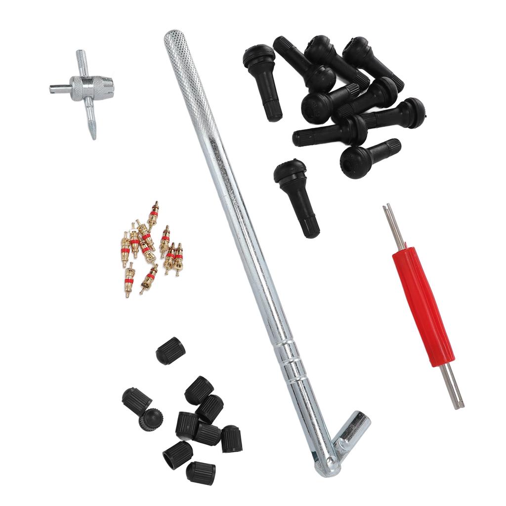 Valve Core Valve Nozzle Installation Tool Kit Rustproof Automotive Repair Tools for Cycles Motorcycl