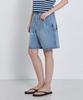 KIIMUIR (Women) Bermuda Denim Carpenter Shorts_Sky Blue