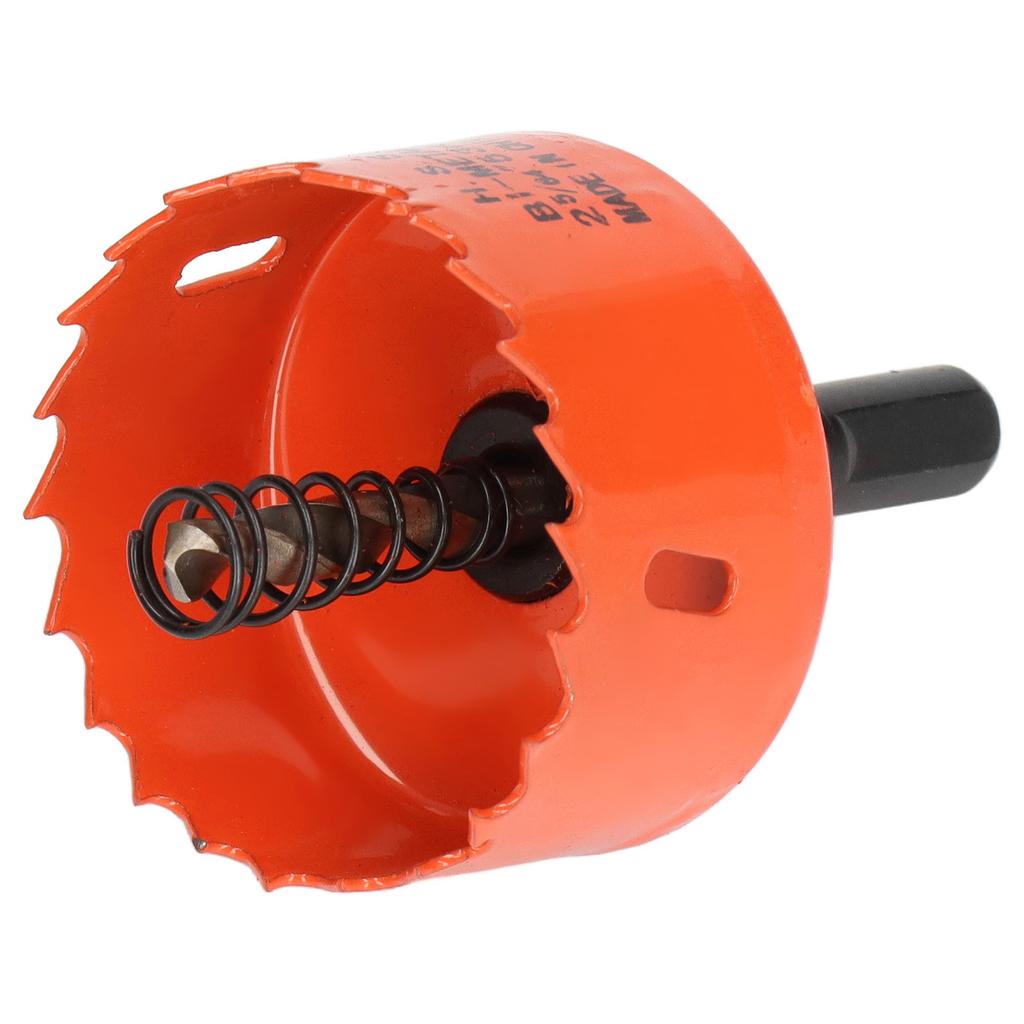 Hole Saw Drill Bit Sharply Teeth Easy Chip Removal High Hardness HSS Hole Cutter with Arbor for Wood Metal