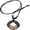 Retro Tassel Sweater Chain: Bohemian Flower Pendant Necklace for Women