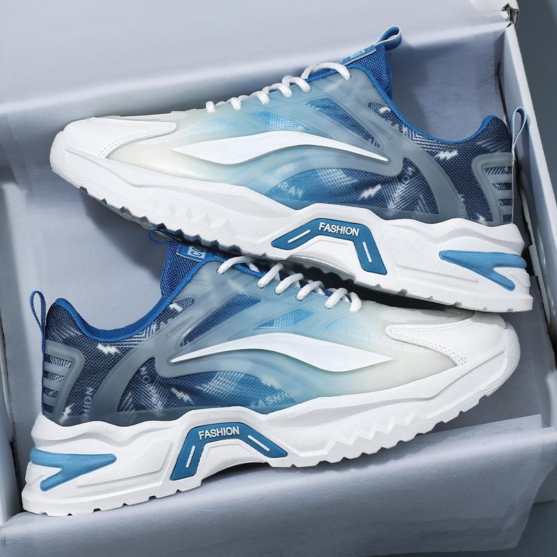 2024 Zapatos de suela exterior transpirables de malla cómodos y de moda Venta caliente de verano Zapatos casuales para hombre Zapatillas transpirables de suela gruesa