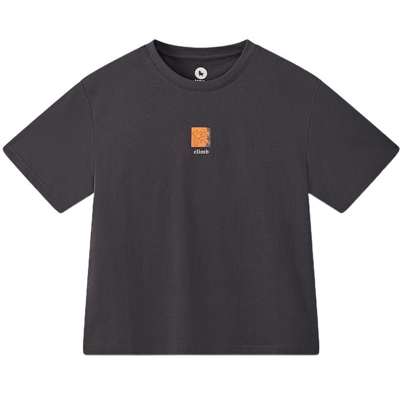 MQD Boys' Pure Cotton Letter Print T-Shirt