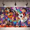 Coco cartoon birthday party decorations, children's birthday party decorations, Mexican Day of the Dead theme, b16