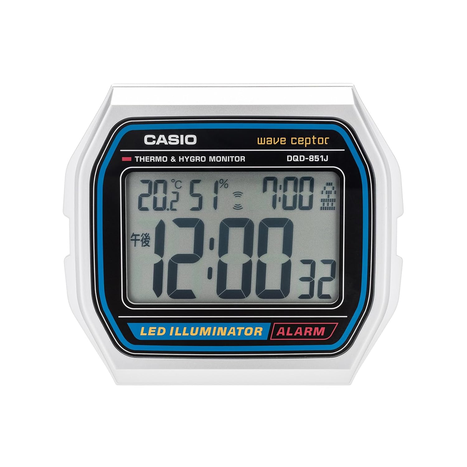 CASIO Alarm Clock Radio-Controlled Temperature Humidity