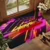 Cyberpunk Edgerunners Anime Hallway Carpet Washable Non-Slip Living Room Sofa Chairs Area Mat Kitchen Doormat Area Rug