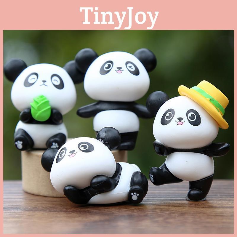 Tanzender Panda Baby Schreibtisch Auto Ornament PVC Sammlerstück Spielzeug für Kinder