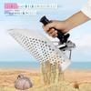 304 Beach Fast Sifting Metal Detector Scoop Stainless Steel Beach Sand Scoop Portable Treasure Hunting Scoop Metal Detecting Tool