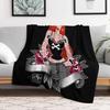 Bad Girl Throw Blanket Soft Sherpa Fleece Warm Blanket for Winter