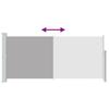 Retractable Side Awning 140 x 300 cm Grey