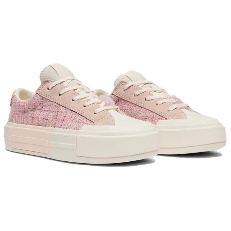 Converse All Star Comfortable Versatile Non-slip Wear-resistant Low-top Sneakers Women's Pink Beige