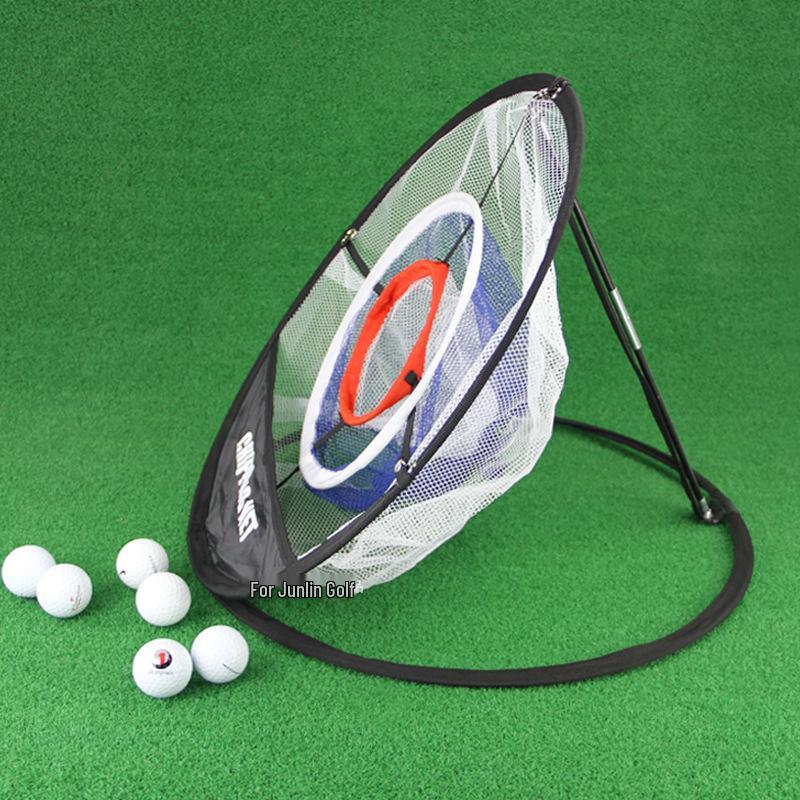 Three-Layer Golf Swing Practice Net with Convenient Storage