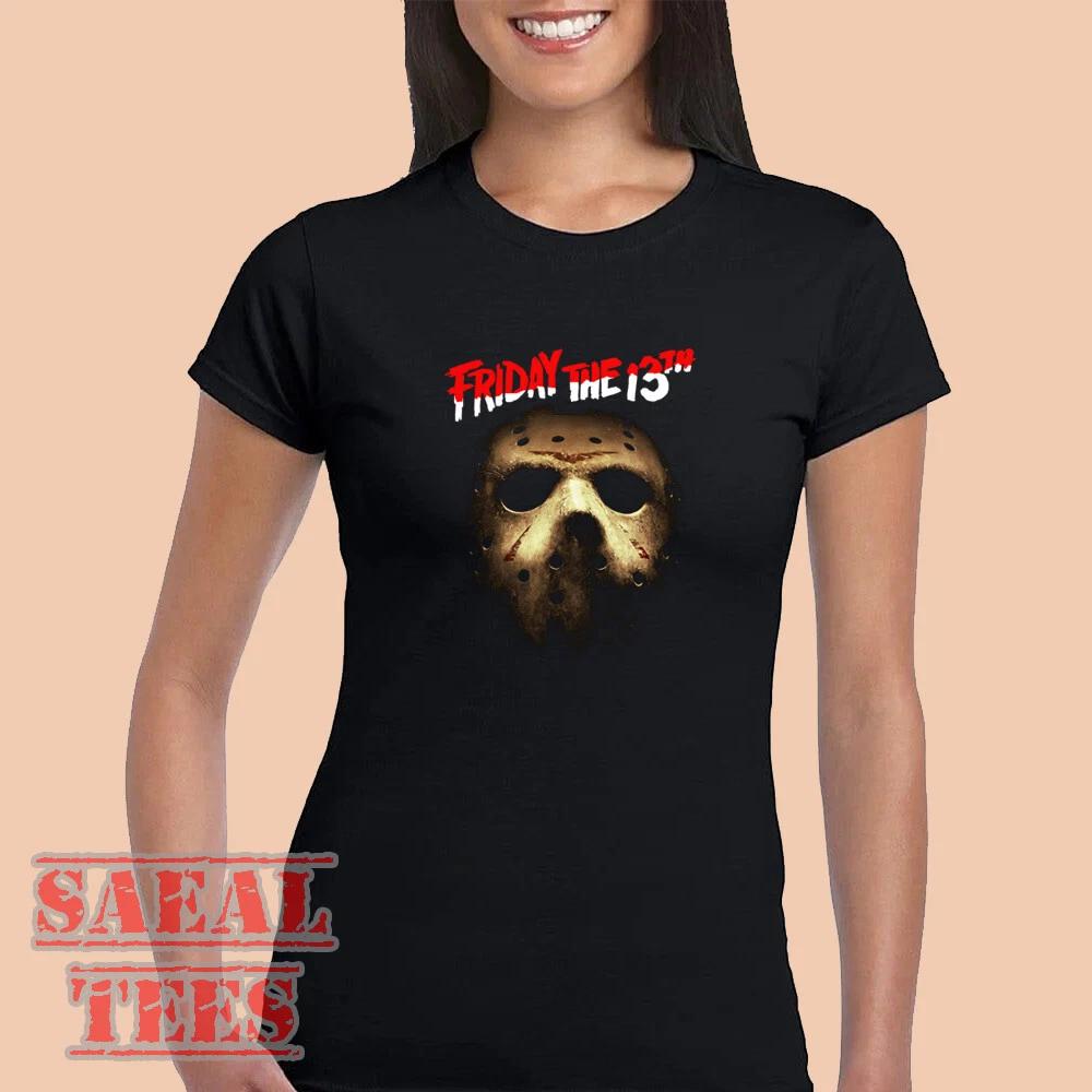 Men s and Women s T-shirts Jason Voorhest Friday The 13th Hockey Mask Wo M
