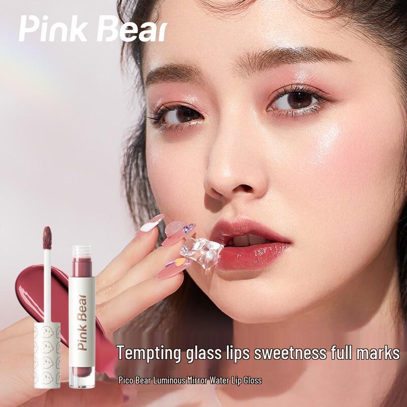 Pink Bear Little Light Bulb Mirror Shine Lip Tint