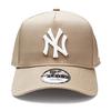 Boné Chapéu Sazonal Snapback Cor Limitada 9FORTY Cáqui Bege LA NY Unissex Modelo Limitado Autêntico Grátis Nova Iorque [New Era] A-Frame Masculino (JP, Alfabeto,