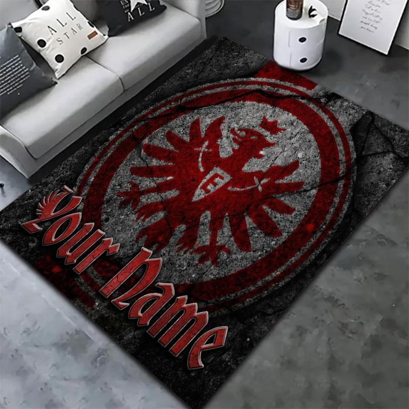 Eintracht Frankfurt Custom Name Carpet Rug for Living Room Bedroom Home Sofa Decoration,Kids play Non-slip Floor Mat
