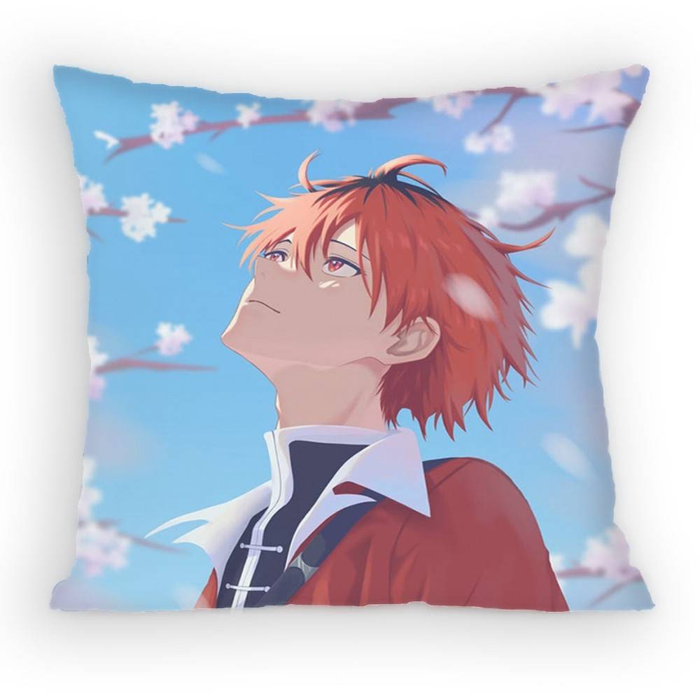 Stark Anime Frieren Pillow Case Sofa Living Room for Bedroom car Headboard Backrest Cushion Square Cushion Nap Time