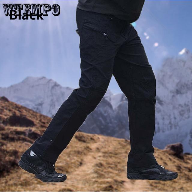 Men's Combat Outdoor Sports Trekking Pants Tactical Military Sweatpants Fighting Multi-pocket Pants IX9 City Tactical Cargo Pants