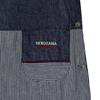 Kusguru Japan Side Button Dyed Denim Nekomaruke Navy Sizes Apron, Style, (Cat) 2510015, Blue, M-L