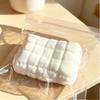 Milk White Soap Squishy Fidget Toy Square Pillow Shaped Soft Pinch Toy Stress Relief Anxiety Relief Soothing Sensory Gadget