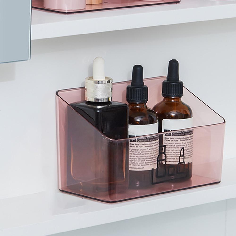 

PS Desk Storage Box Multiple Functions Bathroom Supplies Cosmetic Makeup Organizer Desktop