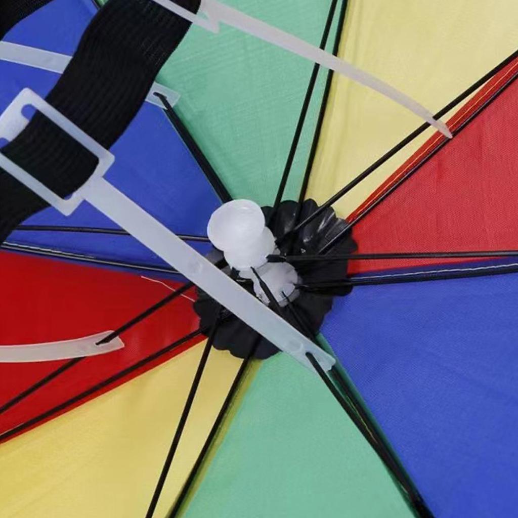 Umbrella Hat Lightweight Portable Rainproof Kids Umbrella Cap for Beach Fishing Gardening