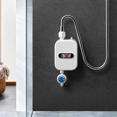 3500W Elektrischer Mini Sofort-Heißwasserbereiter Badezimmerarmatur Wasserhahn Erhitzen 3 Sekunden Sofort-Wasserheizer Duschkopf-Set