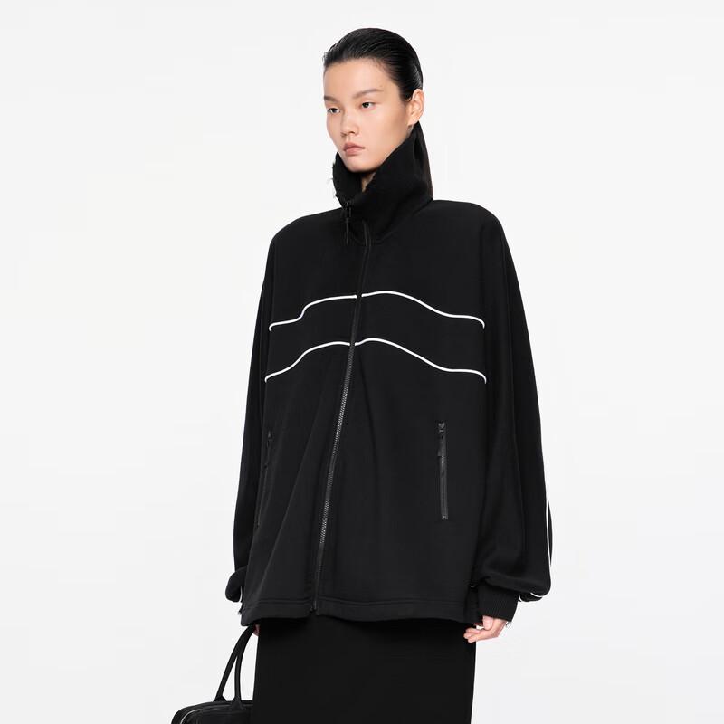 JNBY 2024 Fall Loose Open-Front Sweatshirt