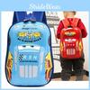 Kids Vehicle Letter Pattern Cartoon School Bag Breathable And Durable Backpack