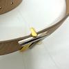 Louis Vuitton M9362 Ceinture Twist LV Buckle Slim Belt Epi Leather Beige
