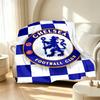 Football club.C Pattern Blanket for Home Decoration, Bed, Sofa, Car Travel, Camping, Suitable for All Seasons, Birthday Christmas Gift