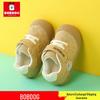 Bobodou Soft Sole Leather Toddler Shoes for Boys and Girls, Age 1-3, Spring & Autumn Style