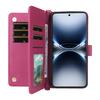 For Vivo X200 Ultra 5G Case with Shoulder/Wrist Strap Leather Phone Cover Stand Wallet