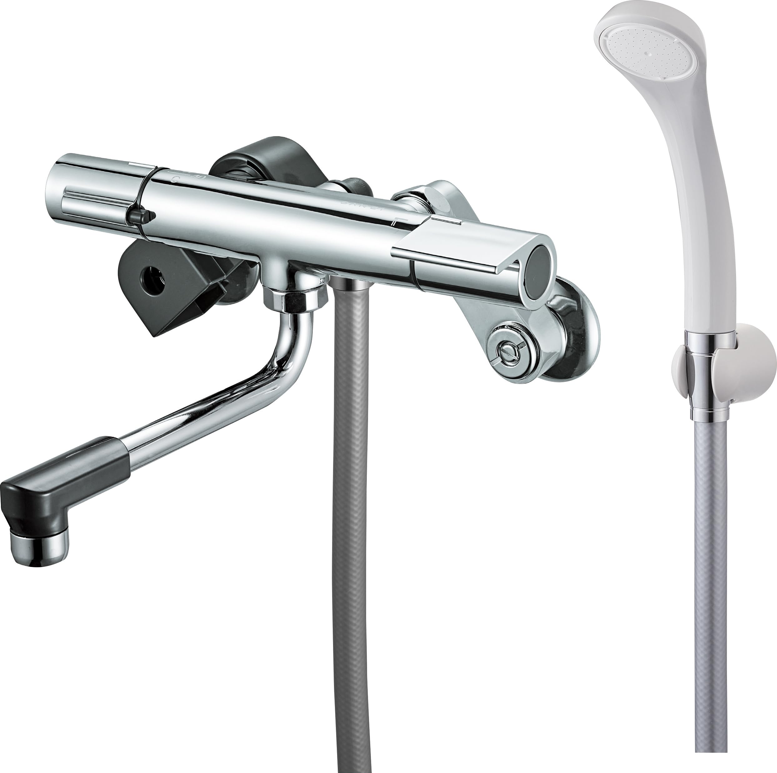 

SANEI Термостатический смеситель для душа Изолированный для Общий SK1811DC Смеситель, Хромированный, Экономичный душ, Корпус, Области,