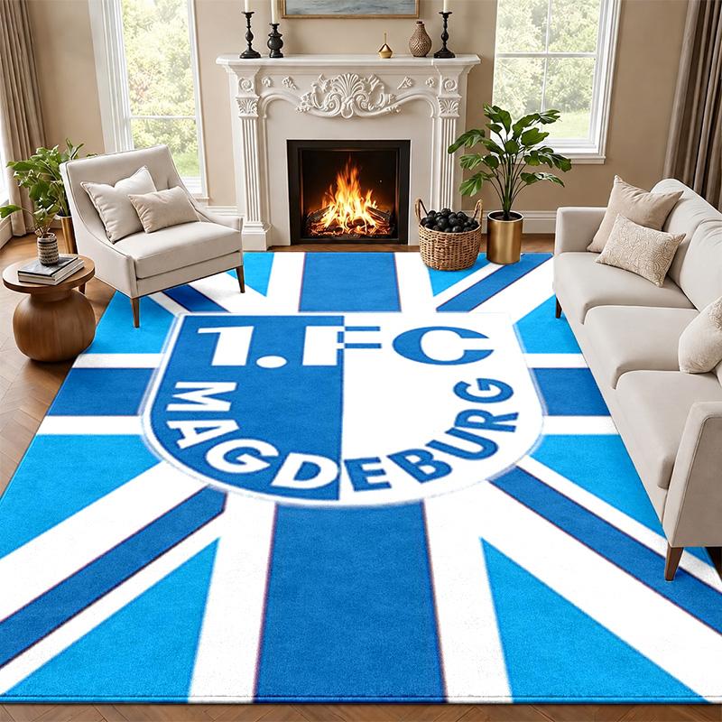 1.FC Magdeburg Carpet Door Mat for Living Room or Bedroom Protective Mat Under Chair Office Decoration Christmas Gift Birthday Present
